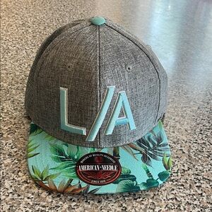American Needle Gray Green LA Hat